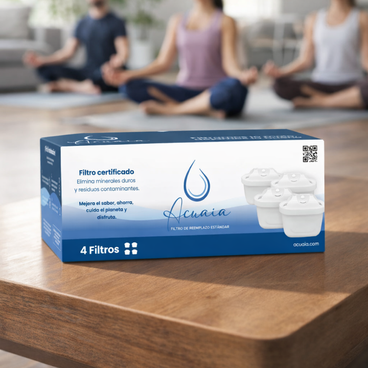 Filtro De Agua Acuaia Maxtra Jarra 4 Unidades Certificado
