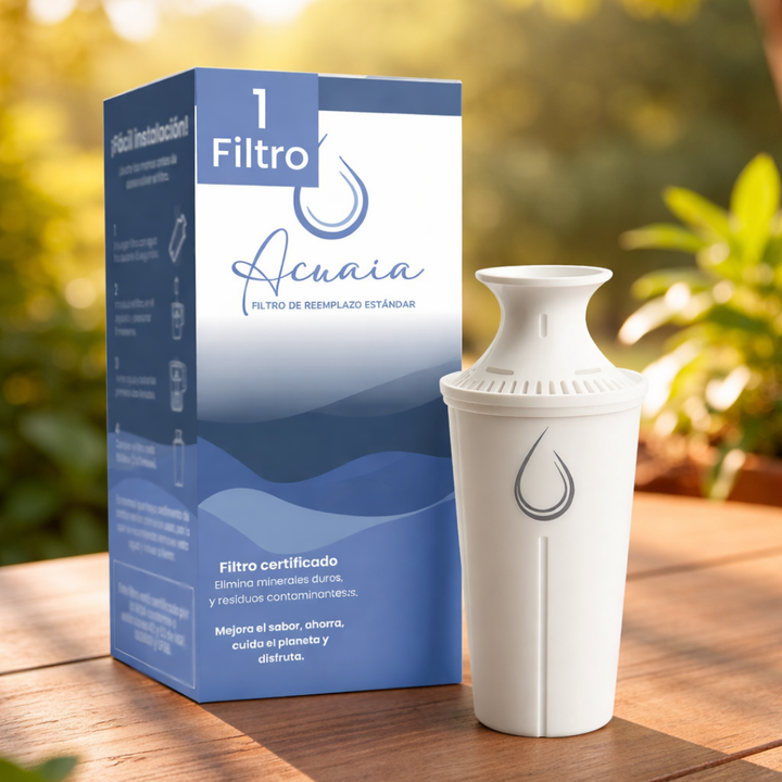 Filtro De Agua Acuaia 1 Unidad Clasico Para Jarra Tipo Brita