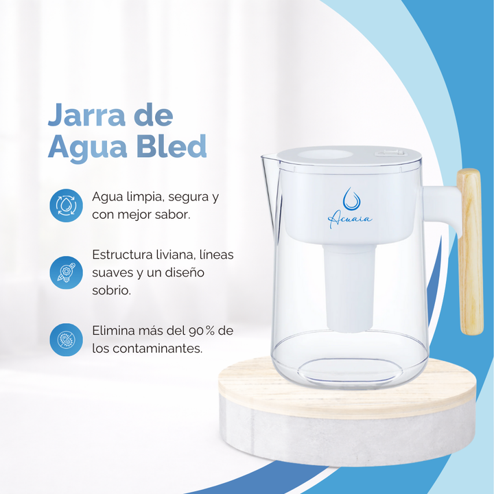 Jarra De Agua Acuaia 3,5L (Bled) Con Filtro Clasico Tipo Brita