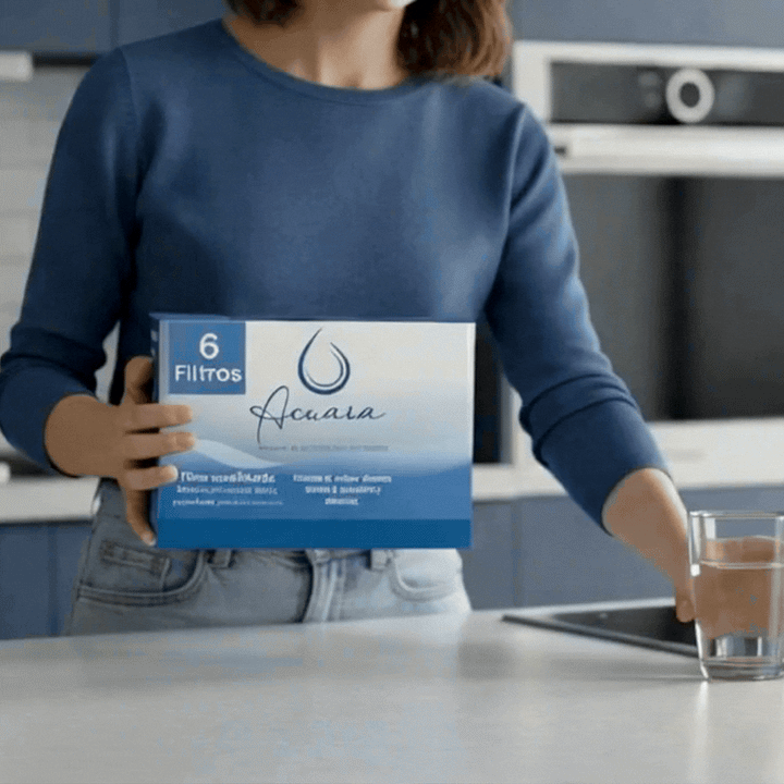 Filtro De Agua Acuaia 6 Unidades Para Jarra Certificado Tipo Brita