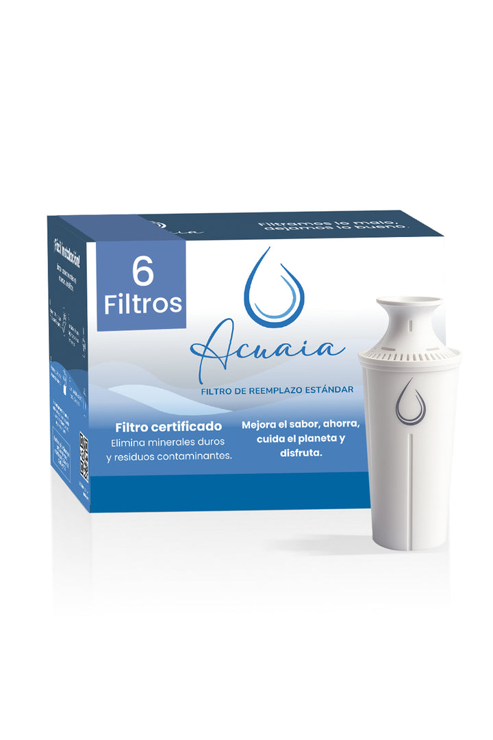 6 filtros classics de reemplazo Acuaia