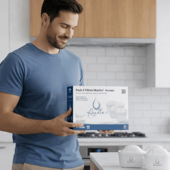 Filtro De Agua Acuaia Maxtra Jarra 4 Unidades Certificado