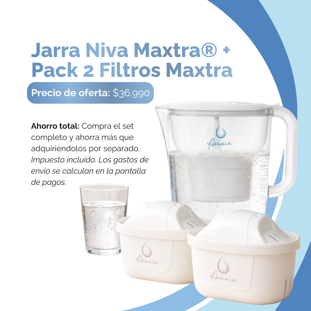 Jarra Niva Maxtra® + Pack 2 Filtros Maxtra